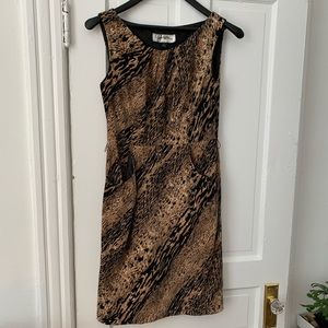 Animal print dress